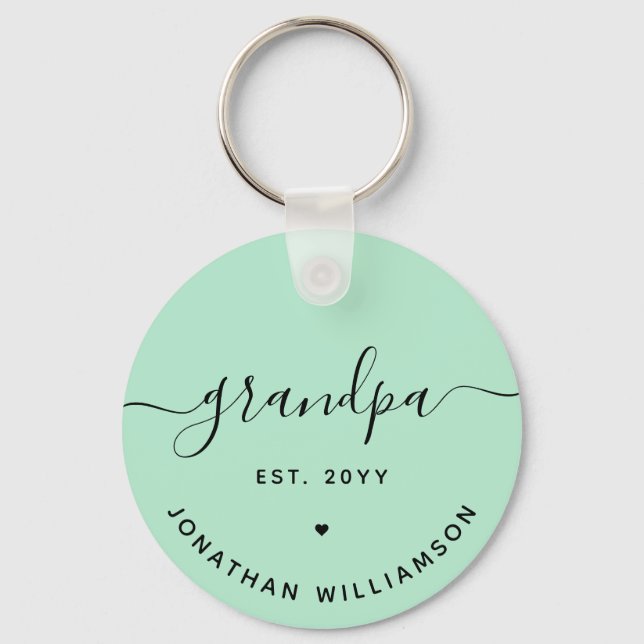 Llavero Abuelo Est Personalizado Nuevos Regalos Abuelos (Anverso)