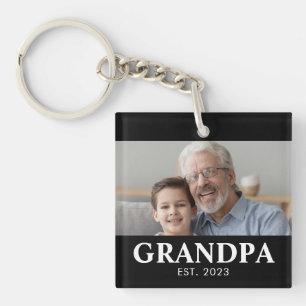 Llavero Abuelo Estableció el Día de los Abuelos en Foto