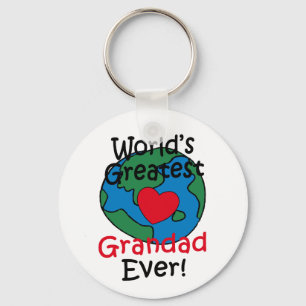 Llavero Abuelo Más Grande del Mundo Corazón