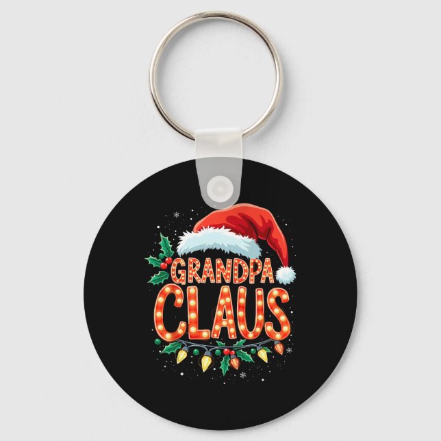 Llavero Abuelo Navidad Fiesta Navideña  (Anverso)