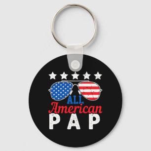 Llavero Abuelo Patriótico Retro Del 4 De Julio Papá Americ