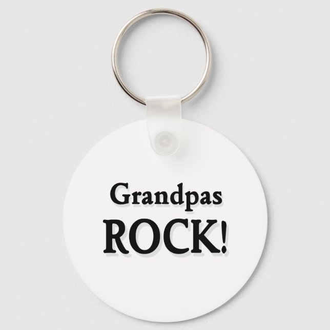 Llavero ¡Abuelo ROCK! (Anverso)