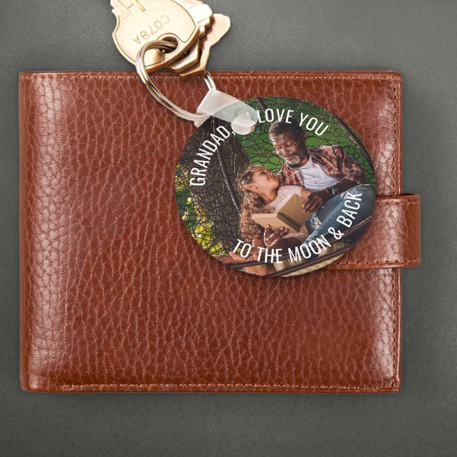 Llavero Abuelo te ama a la luna y la espalda (Subido por el creador)