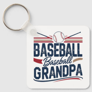 Llavero Abuelo Vintage de Béisbol