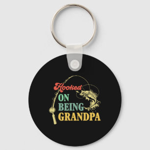 Llavero Abuelo Vintage Enganchado En Ser Abuelo Día Del Pa
