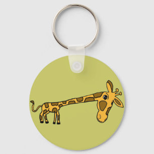 Llavero AC- Funny Giraffe Personalizado Keychain