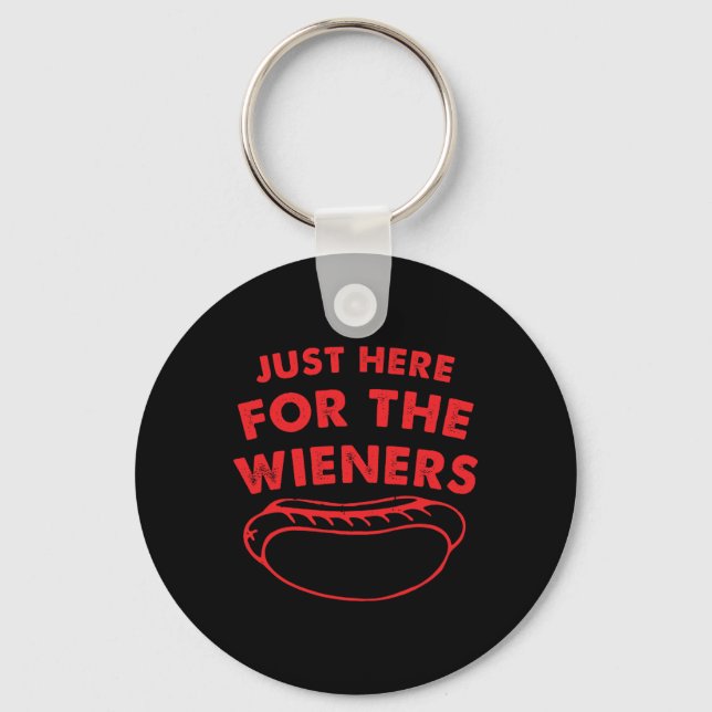 Llavero Acá Para El Divertido Perro Caliente De Wieners 4  (Anverso)