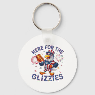 Llavero Acá Por La Bandera De Glizzies Hot Dog America