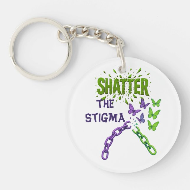 Llavero Acabar con el estigma - Salud mental (Frente)