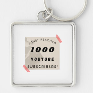 Llavero Acabo de llegar a los 1000 suscriptores de youtube