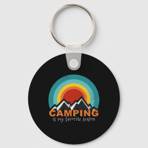 Llavero Acampar es mi estación favorita Funny Campers Glam