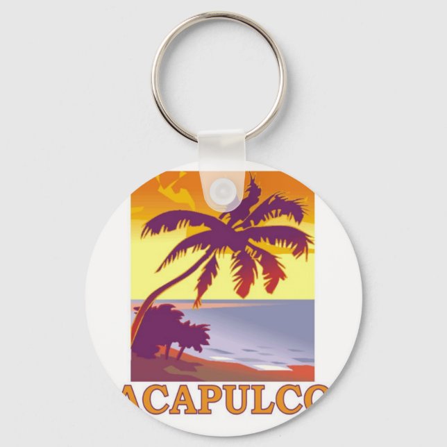 Llavero Acapulco, México (Anverso)