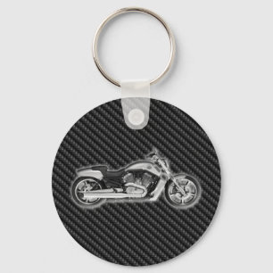 Llavero Accesorio de Moda 3D para motocicleta Carbon Harle
