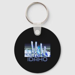 Llavero Accesorios de esquí de Idaho Retro esquí de Idaho