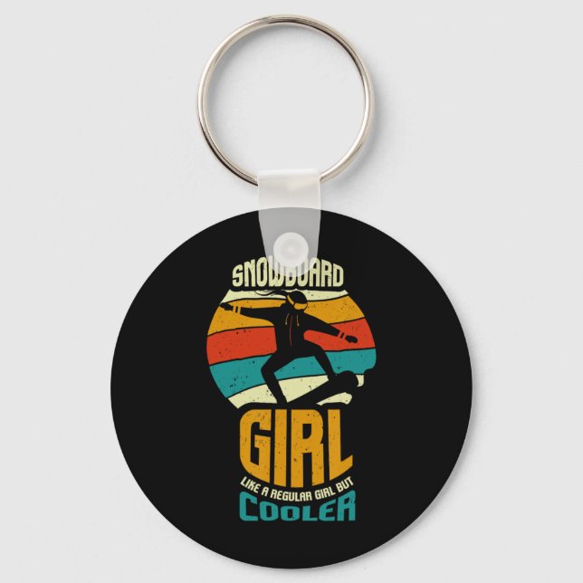 Llavero Accesorios De Snowboard Para Chicas Y Mujeres En S (Anverso)
