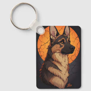 Llavero 🐾 Accesorios para Amantes del Pastor Alemán 🐾