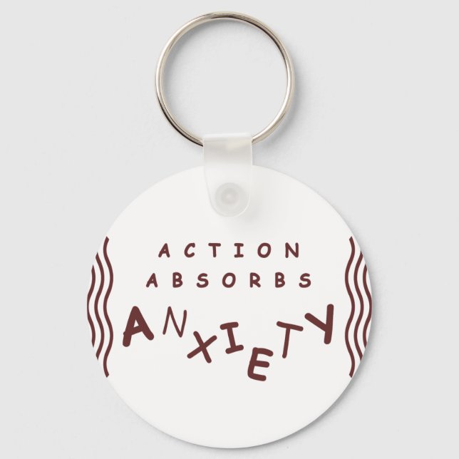 Llavero Acción Absorbe la ansiedad (Anverso)