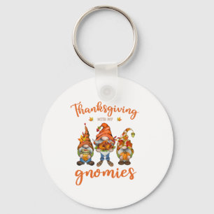 Llavero Acción de Gracias Con Mis Gnomies El Otoño Gnomes