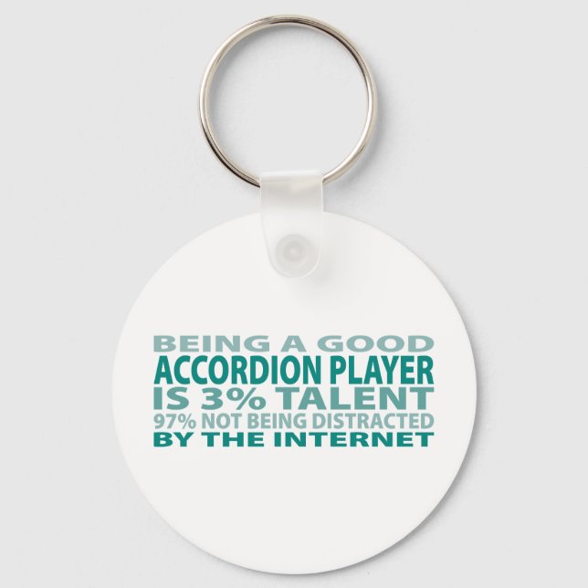 Llavero Accionador de acordeón 3% de talento (Anverso)