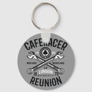 Llavero Ace Cafe Racer Reunion Trabajar duro de llave dura