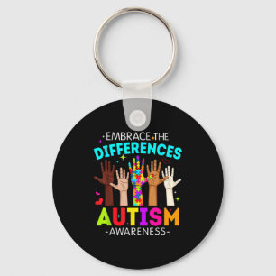 Llavero Acepta las diferencias conciencia del autismo auti