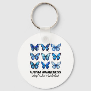 Llavero Aceptar entender el amor autismo conciencia maripo