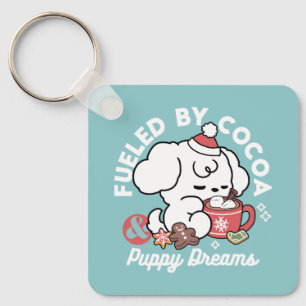 Llavero Acogedores sueños de cachorro - chocolate caliente