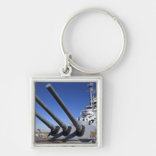 Llavero Acorazado de USS Alabama en el monumento 2 del (Frente)