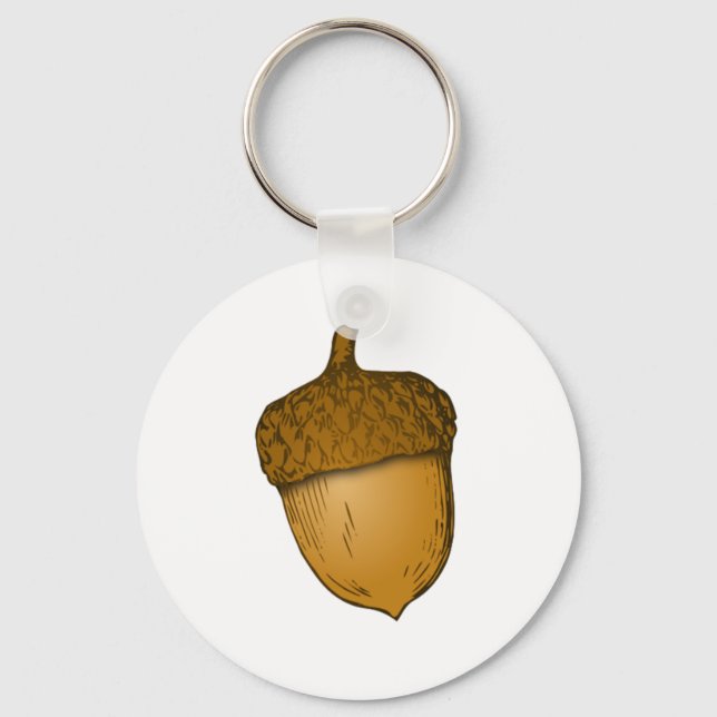 Llavero Acorn de árbol (Anverso)