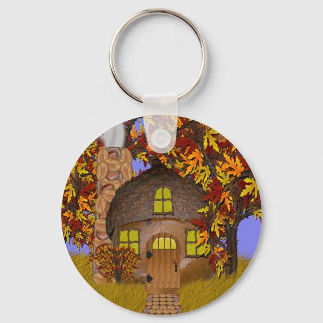 Llavero Acorn Faery Cottage Keychain (Anverso)