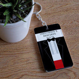 Llavero Acrílico de Propuesta de Padrino de Boda c