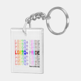 Llavero Acrílico del Orgullo LGBTQ+