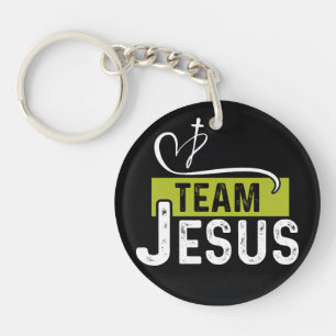 Llavero acrílico Equipo Jesús, Doble cara