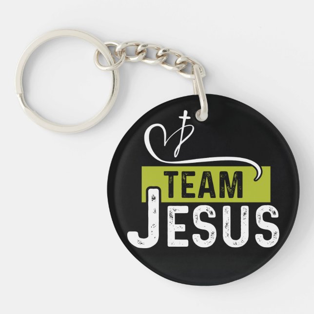 Llavero acrílico Equipo Jesús, Doble cara (Frente)
