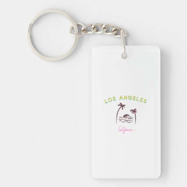 Llavero acrílico los angeles california (Frente)