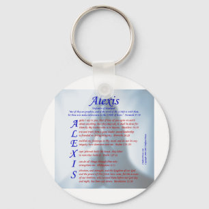 Llavero Acrostic de Alexis