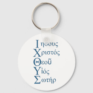 Llavero Acrostic de IXOYE (azul)