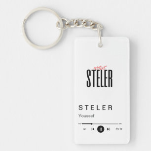 Llavero Acrylic Key Music Player
