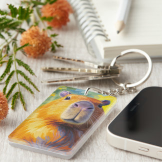 Llavero Acrylic Keychain Capybara