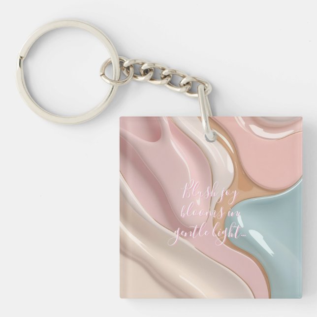 Llavero Acrylic keychain in stylish abstract graphic (Frente)