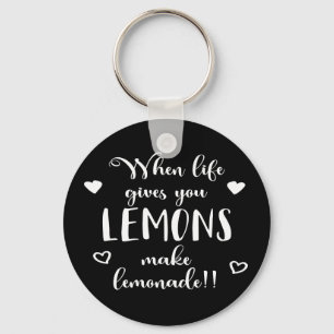 Llavero Actitud de limones Éxito Sueños Frase motivacional