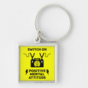 Llavero Actitud Mental de Pensamiento Positivo