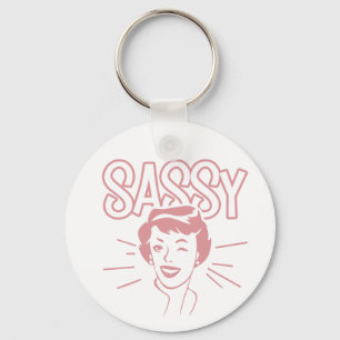 Llavero Actitud retro sassy