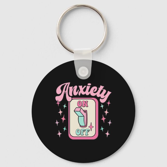 Llavero Activación del interruptor Divertido Retro de Conc (Anverso)