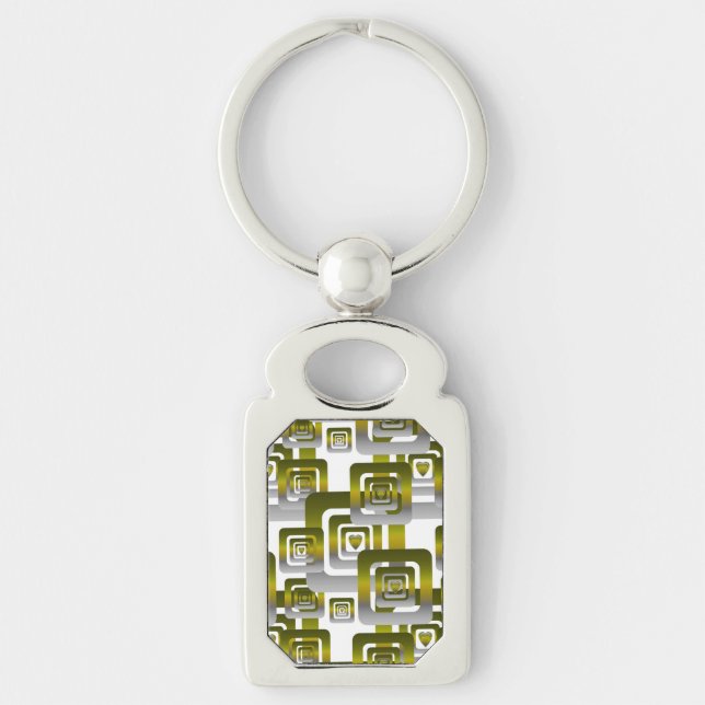 Llavero Activate My Heart Pattern Silver (Anverso)