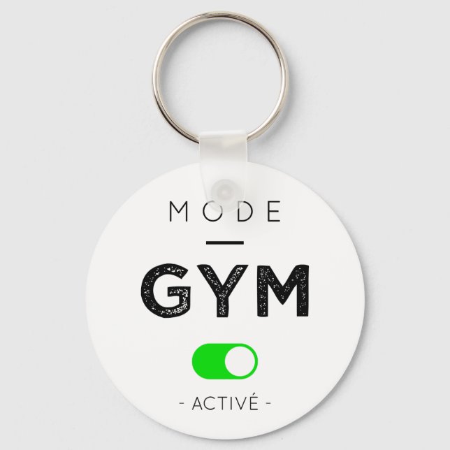 Llavero Actividad en el gimnasio de modo (Anverso)