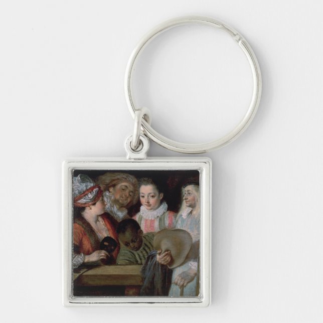 Llavero Actores del teatro Francais, c.1714-15 (Frente)