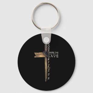 Llavero Actualización de la biblia cristiana de John 3_16