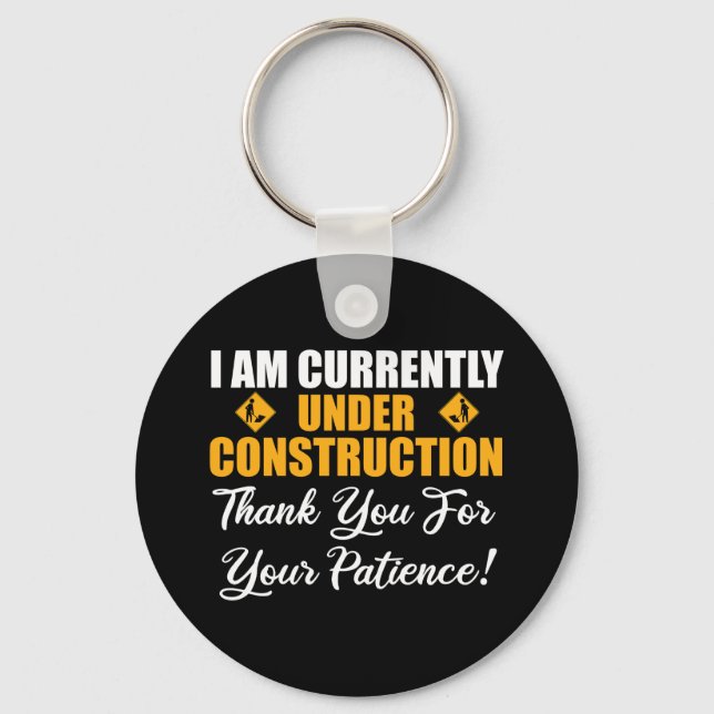 Llavero Actualmente Estoy En Construcción (Anverso)