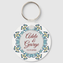 Acuamarina de verano | Boda Keychain